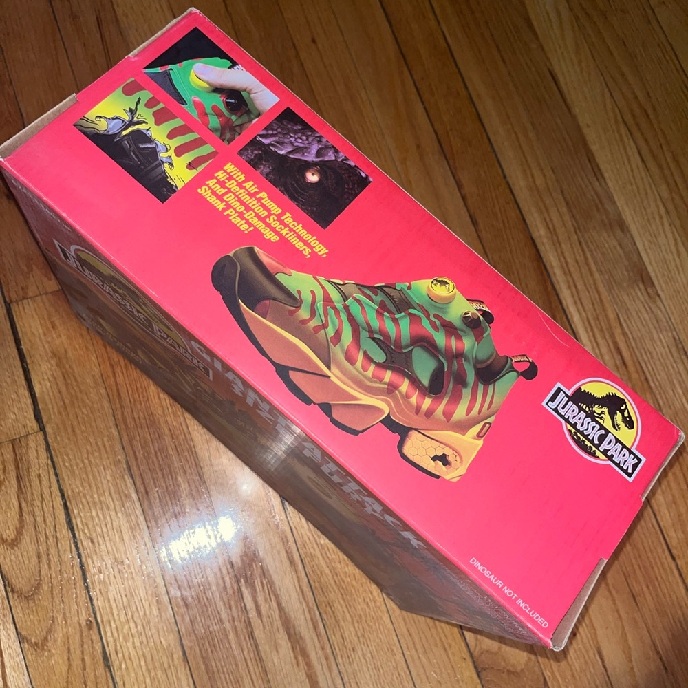 Reebok Instapump Fury Og Jurassic Park Tour Vehicle Green Yellow